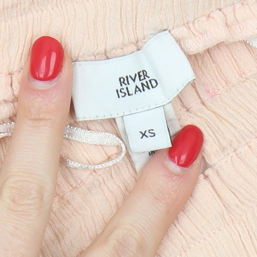 River Island Beige Halter Dress XS