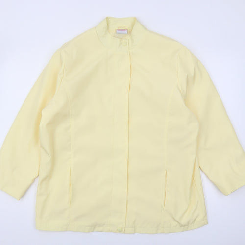 Deanes Women's Yellow Mid-Length Jacket Size 16