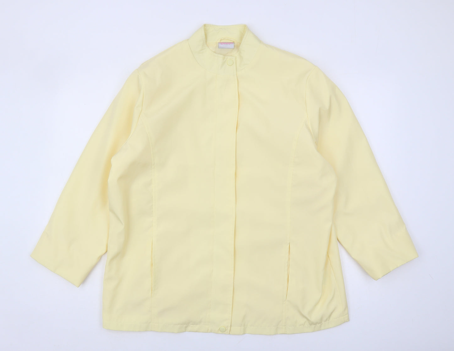 Deanes Women's Yellow Mid-Length Jacket Size 16
