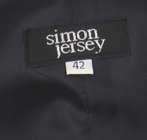 Simon Jersey Men's Black Suit Waistcoat 42