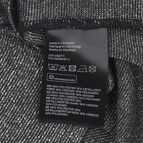 H&M Women's Silver Sleeveless Camisole Tank Top S