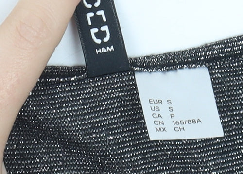 H&M Women's Silver Sleeveless Camisole Tank Top S