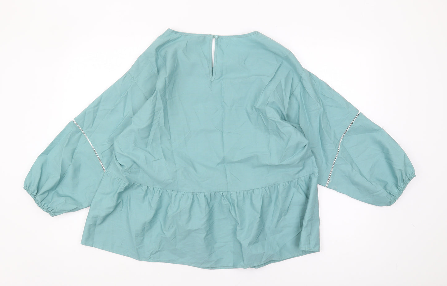 Marks and Spencer Women's Blue Blouse Size 14