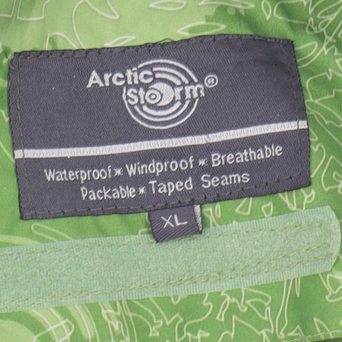 Arctic Storm Men's Green XL Windbreaker Jacket
