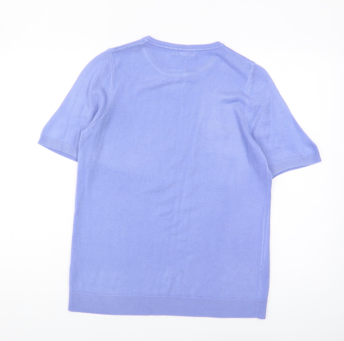 Bonmarché Women's Purple Crew Neck Pullover Jumper Size 14