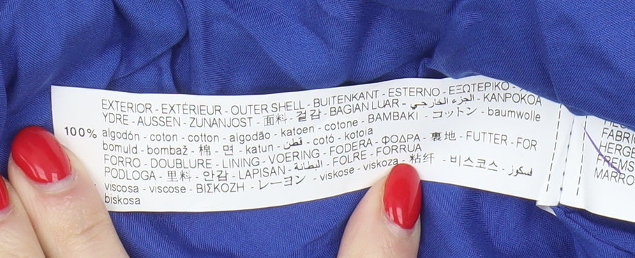 Zara Girls Multicoloured Ikat Cotton Skirt, Size 6 Years