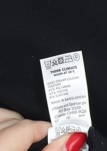 Marks and Spencer Black Women's Trousers Size 14