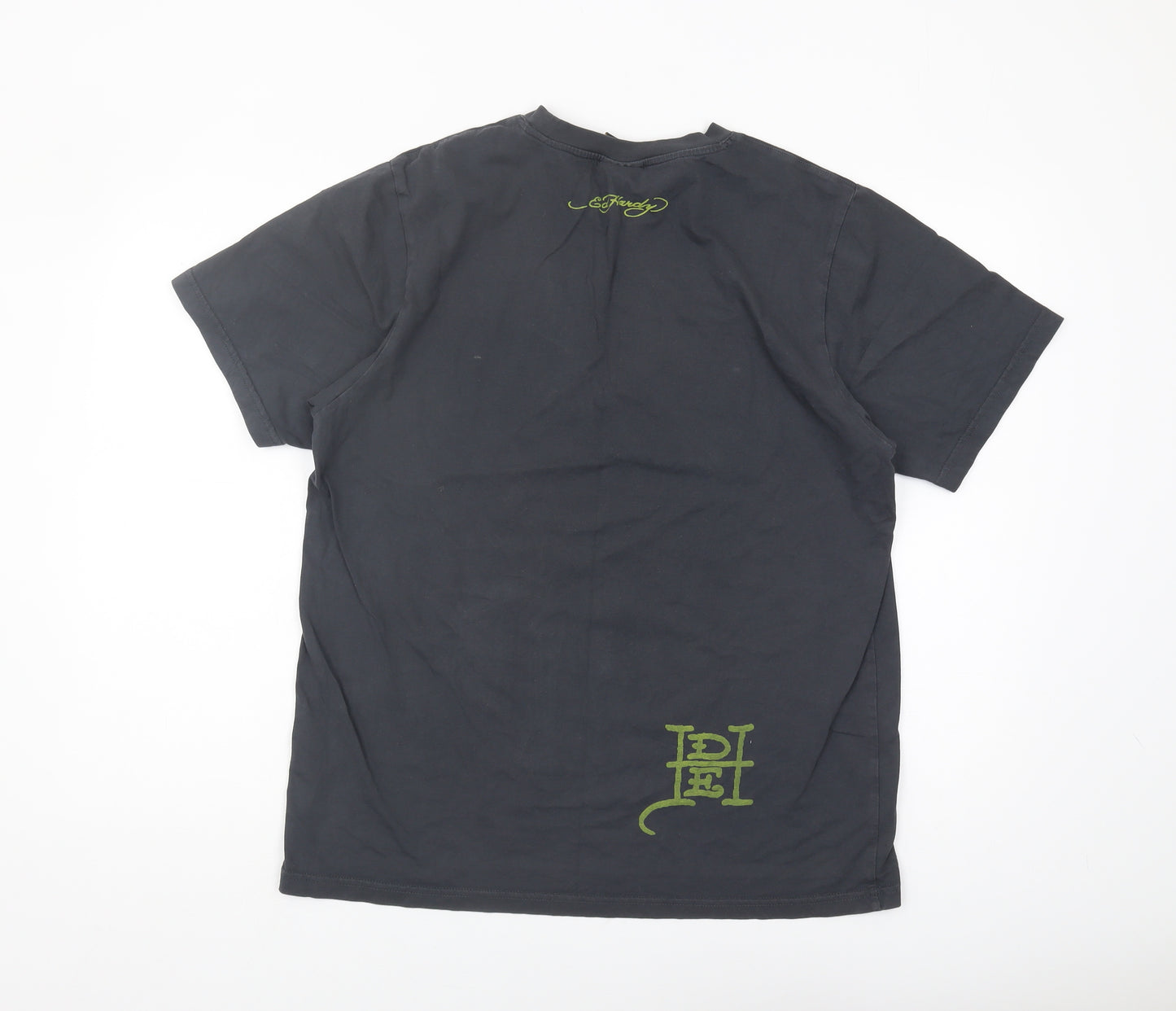 Ed Hardy Men's Black Tattoo T-Shirt L