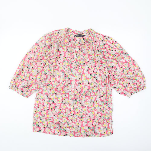 Marks and Spencer Floral Blouse - Women, Multicoloured, Size 6