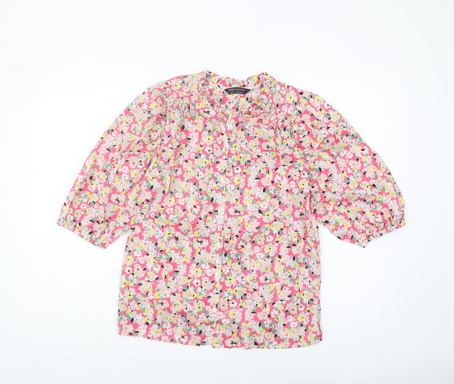 Marks and Spencer Floral Blouse - Women, Multicoloured, Size 6