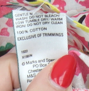 Marks and Spencer Floral Blouse - Women, Multicoloured, Size 6