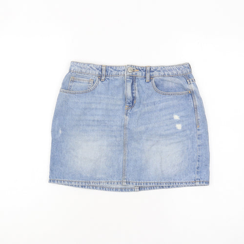 Gap Girls Blue Denim Skirt, Size 16 Years, Casual Style