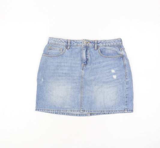 Gap Girls Blue Denim Skirt, Size 16 Years, Casual Style