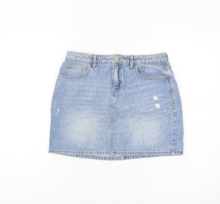 Gap Girls Blue Denim Skirt, Size 16 Years, Casual Style