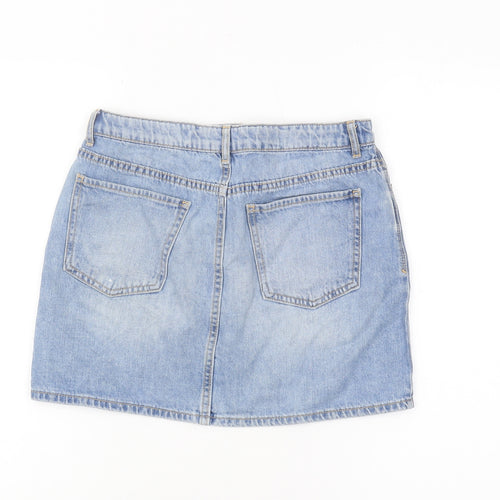 Gap Girls Blue Denim Skirt, Size 16 Years, Casual Style