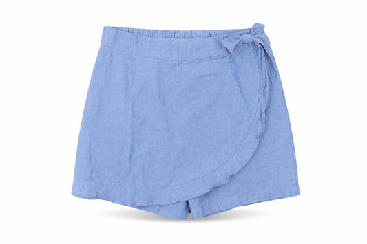 H&M Girls Blue Wrap Shorts 13-14 Years