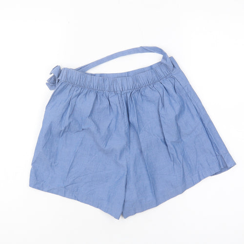 H&M Girls Blue Wrap Shorts 13-14 Years