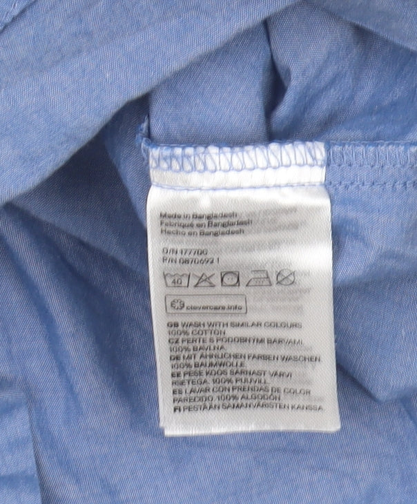 H&M Girls Blue Wrap Shorts 13-14 Years