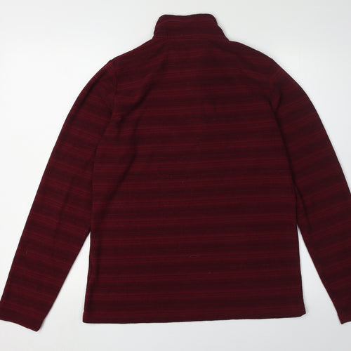 Hi Gear Women's Red Striped Pullover Sweatshirt Size 12