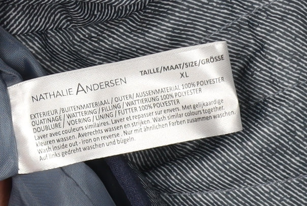 Nathalie Andersen Men's Grey XL Puffer Jacket