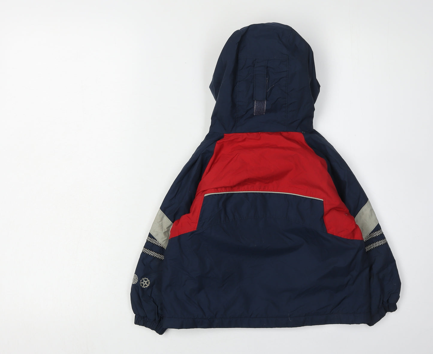Columbia Boys Blue Red Parka 3-4 Years Hooded Jacket