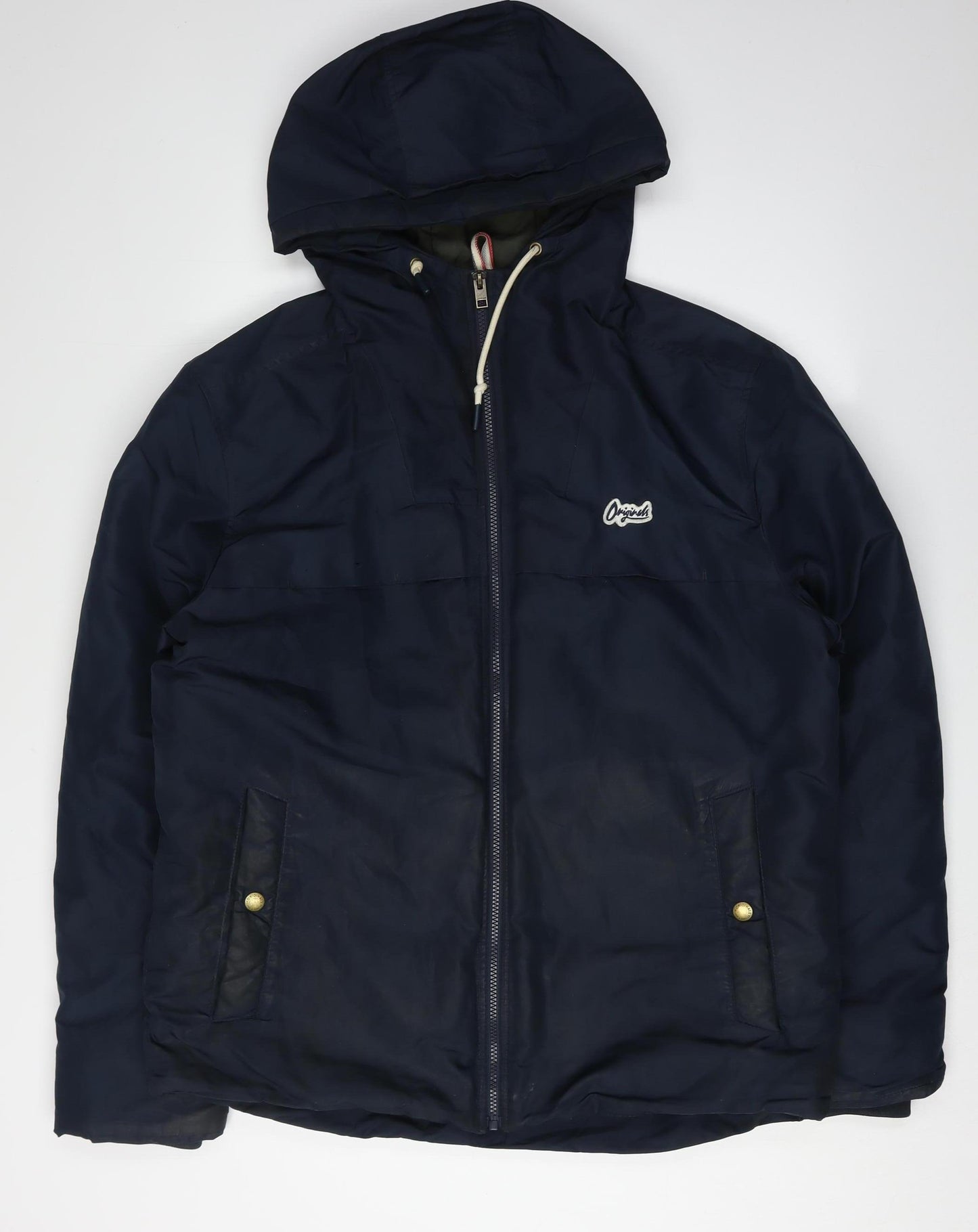 Jack & Jones Men's XL Blue Hooded Jacket