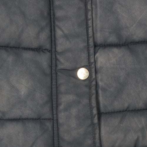 Topshop Black Women's Puffer Jacket Size 10