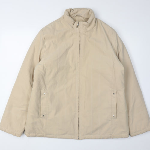 EWM Women's Beige Puffer Jacket Size 16, Autumn/Winter