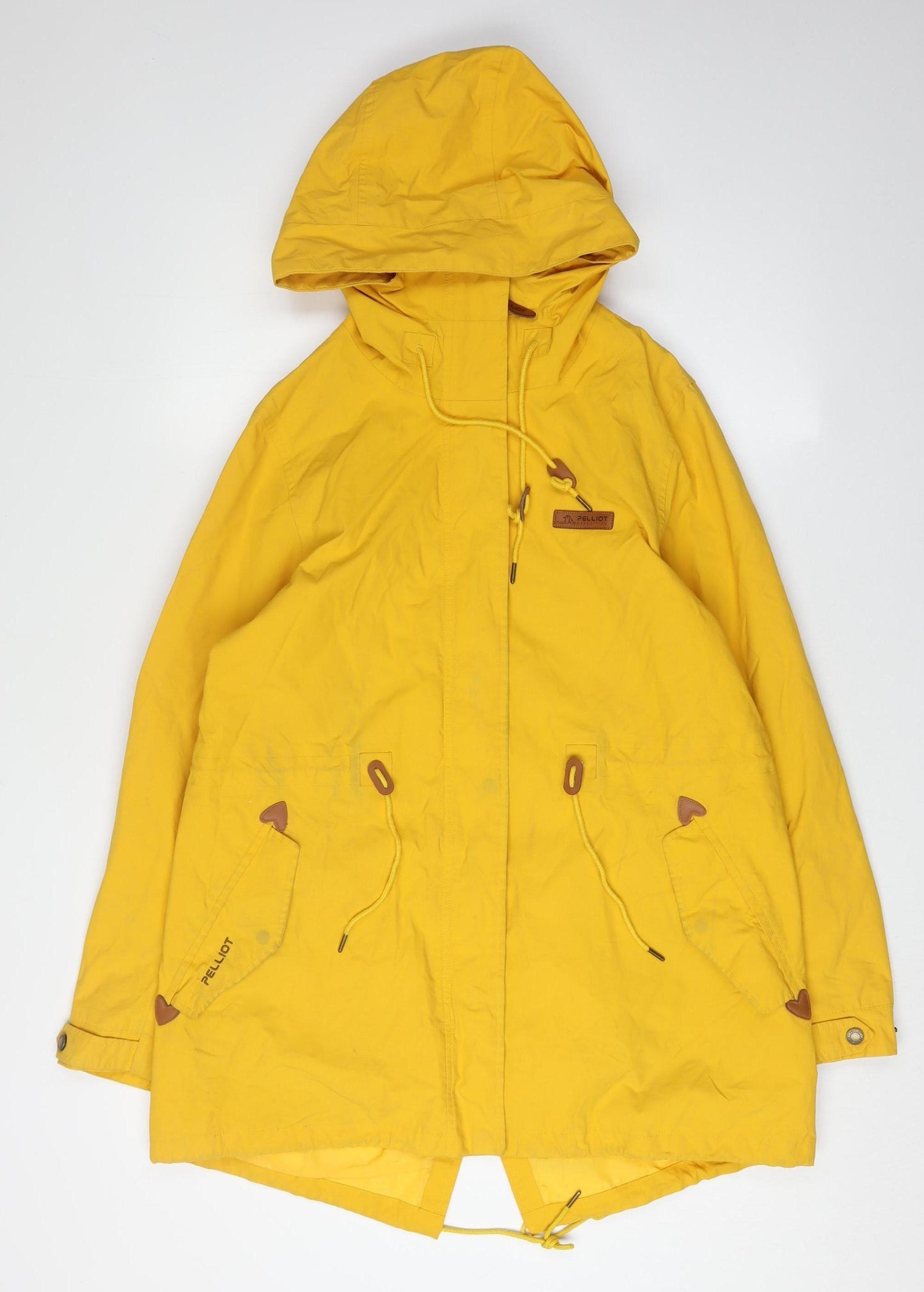 Pelliot Women's Yellow Hooded Anorak Jacket M