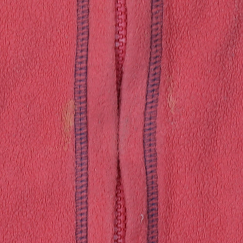 Essentials Women's Red Fleece Jacket Size 18