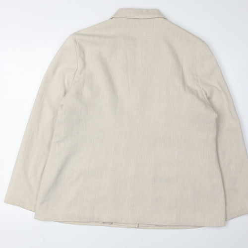 Eastex Women's Beige Suit Jacket Size 18