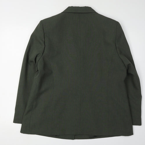 Eastex Women's Green Suit Jacket Size 18