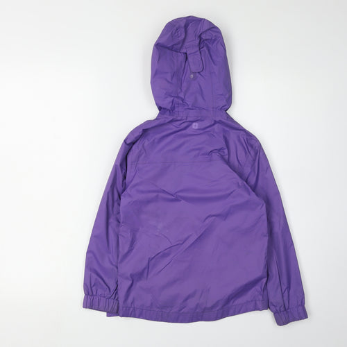 Mountain Warehouse Girls Purple Waterproof Jacket 7-8 Years