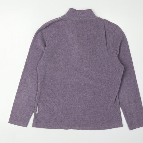 Hug Me Again Women's Purple Full Zip Jacket Size 10