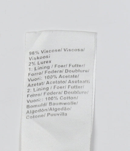 Noa Noa Women's Beige Blouse, Size 8, Striped