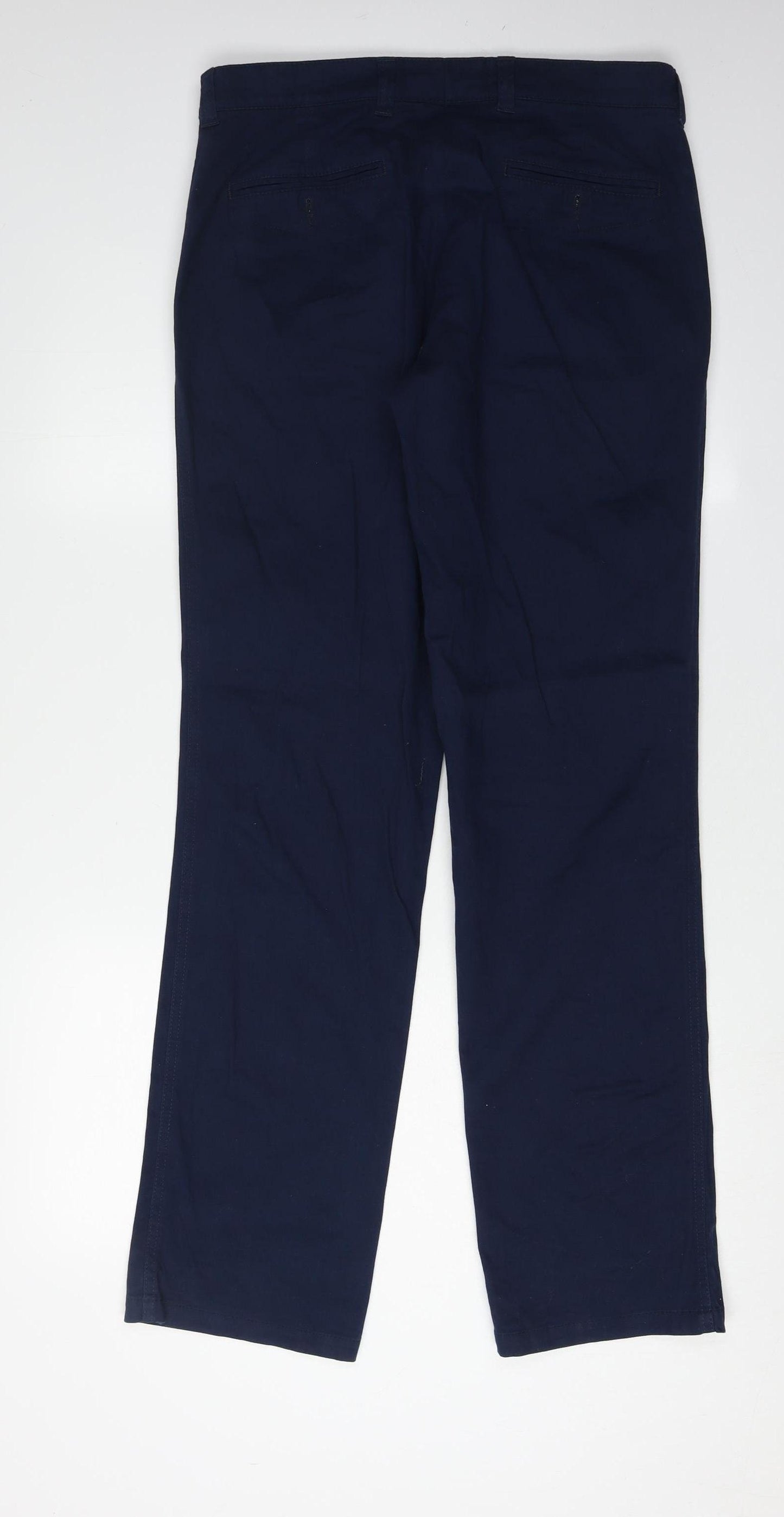 Adidas Men's Blue Trousers, Size L, Casual Regular Fit