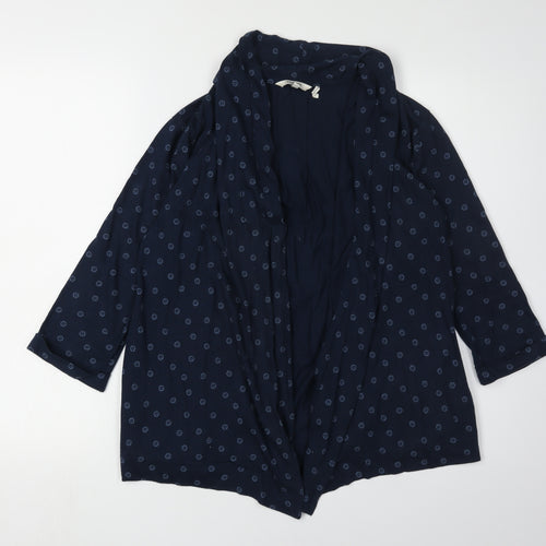 FatFace Women's Blue Polka Dot Cardigan Size 10