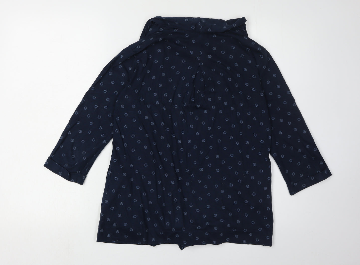 FatFace Women's Blue Polka Dot Cardigan Size 10