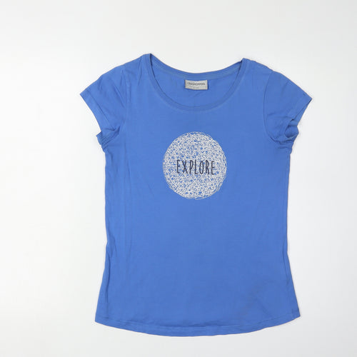 Craghoppers Women's Blue T-Shirt, Size 10, Casual Basic