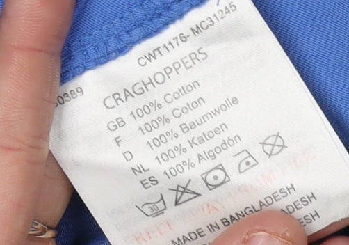 Craghoppers Women's Blue T-Shirt, Size 10, Casual Basic