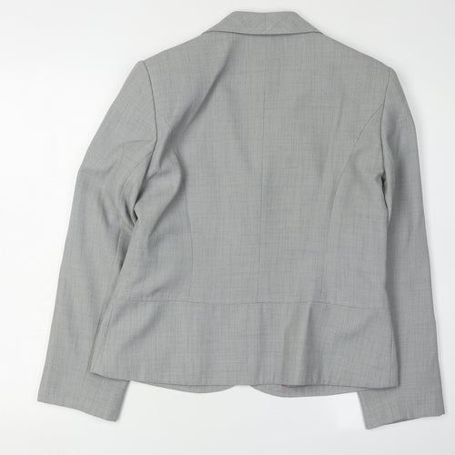 Eastex Women's Grey Suit Jacket Blazer Size 10