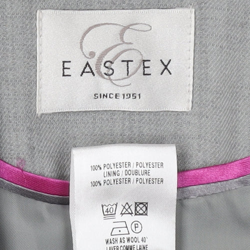 Eastex Women's Grey Suit Jacket Blazer Size 10