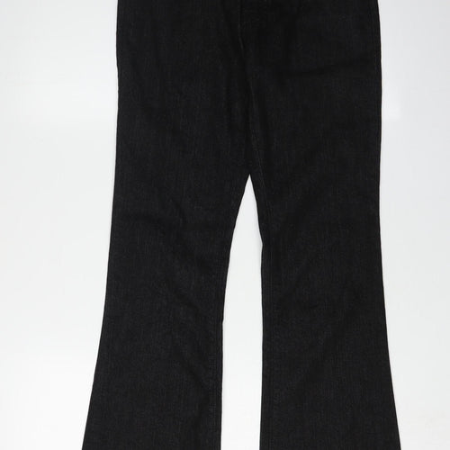Calvin Klein Women's Black Flared Jeans Size 25
