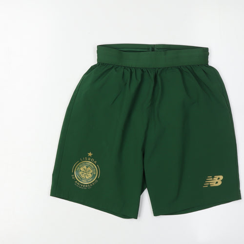 New Balance Boys Green Athletic Shorts Size 14 Years