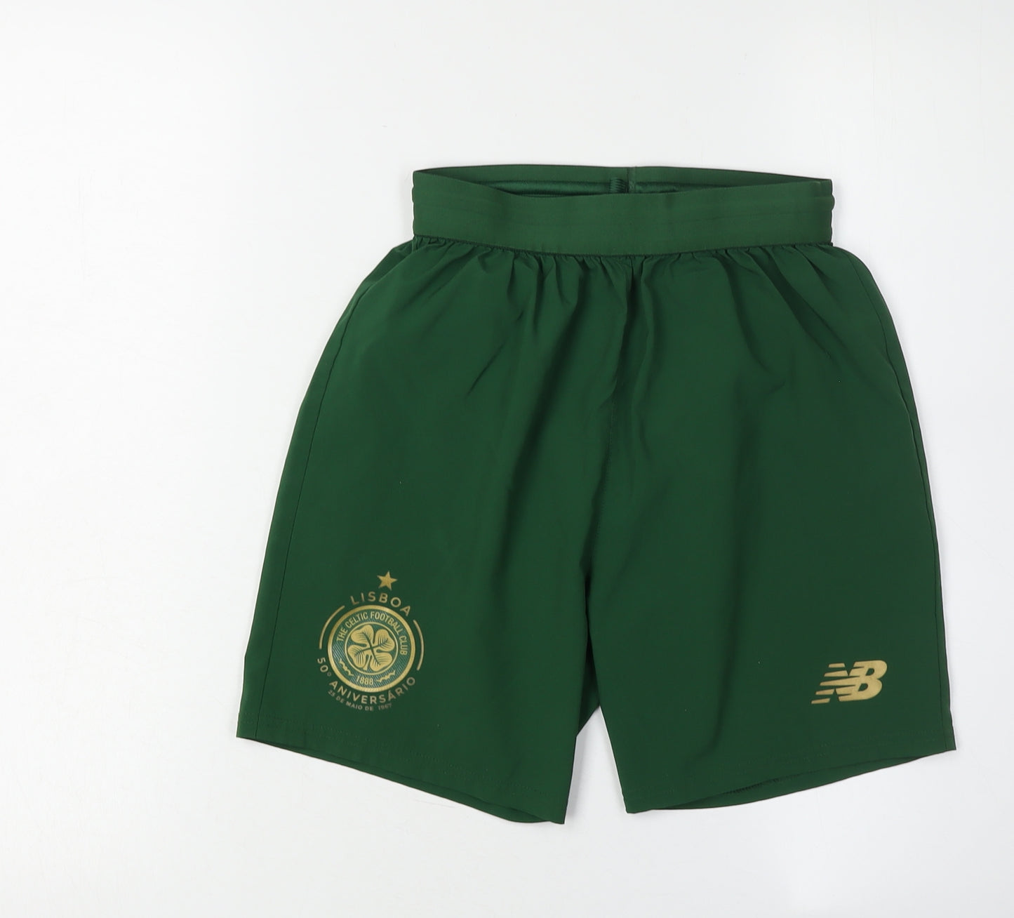 New Balance Boys Green Athletic Shorts Size 14 Years