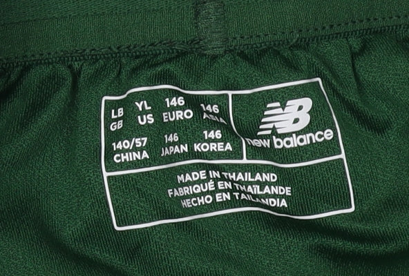 New Balance Boys Green Athletic Shorts Size 14 Years