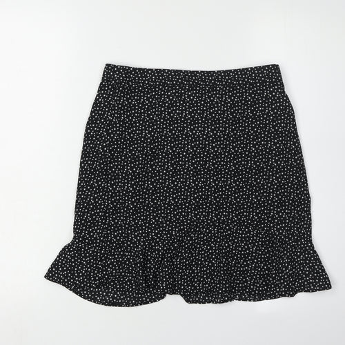 J.Crew Women's Black Polyester Skirt Size 2XS