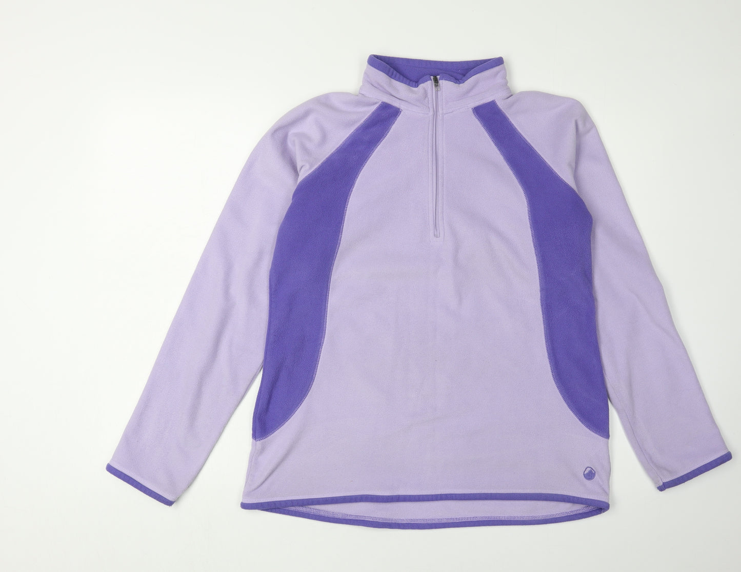 Peter Storm Women's Purple Fleece Sweatshirt, Size 14