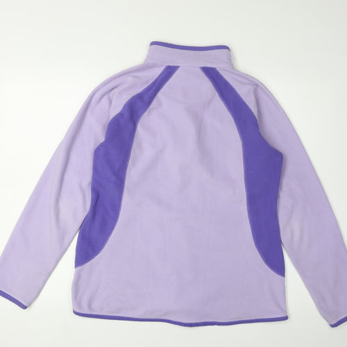 Peter Storm Women's Purple Fleece Sweatshirt, Size 14