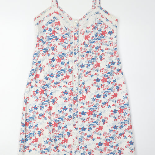 Fat Face Women’s Multicoloured Floral Slip Dress Size 10